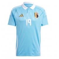 Maglia Calcio Belgio Johan Bakayoko #19 Seconda Divisa Europei 2024 Manica Corta